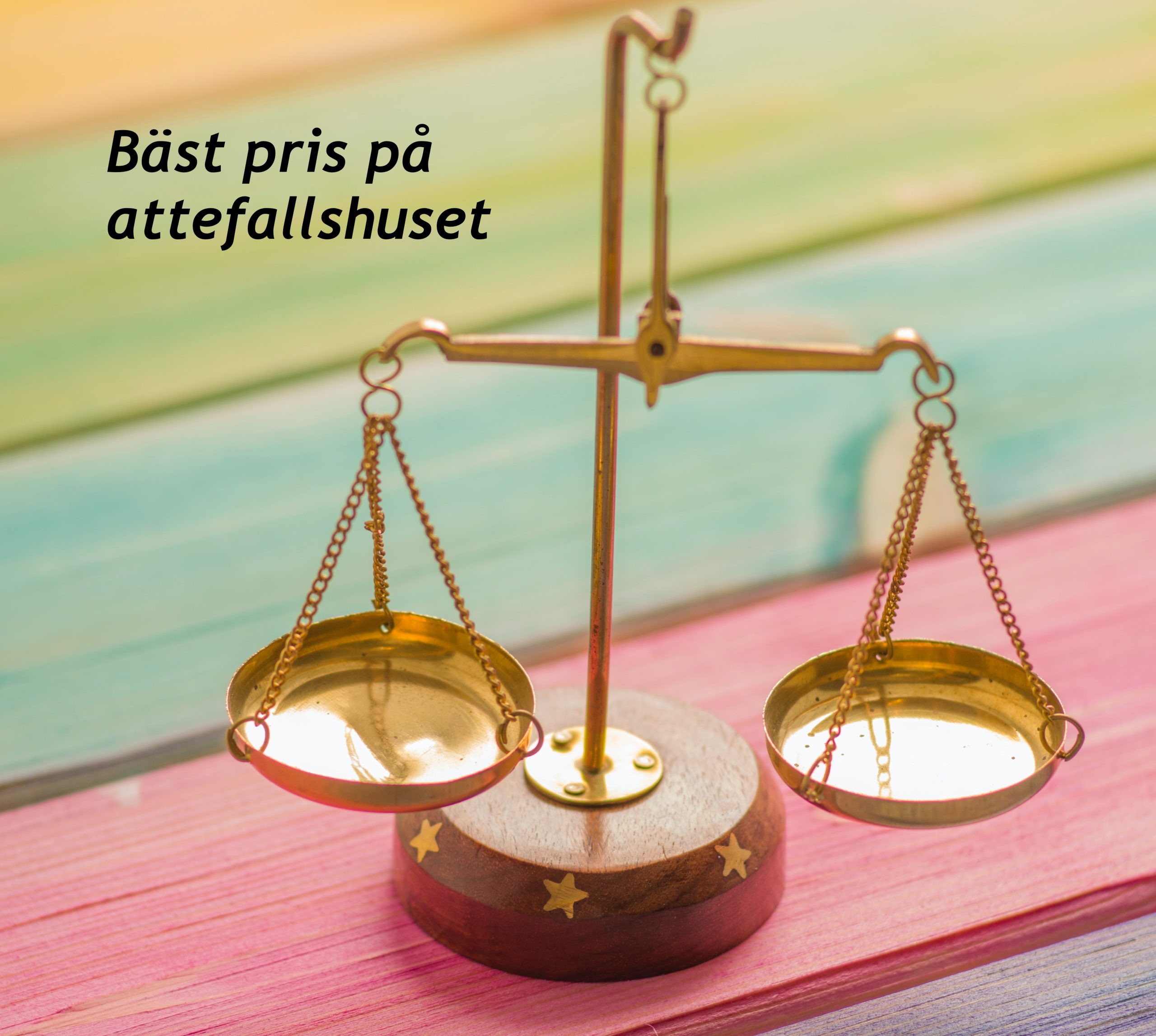 en bild på en våg med texten "bäst pris på attefallshuset"